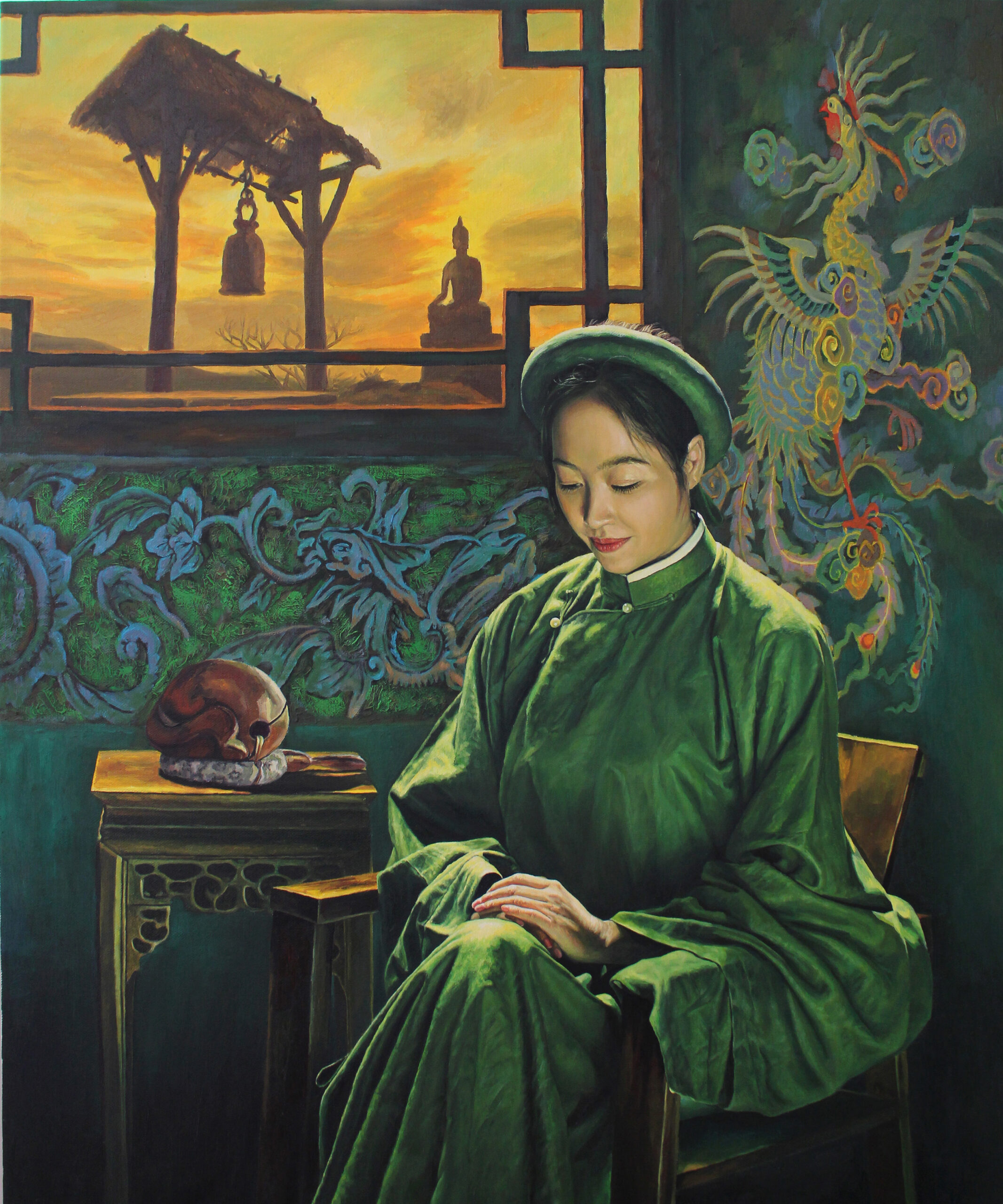 Tieng vong tam hon-100x120cm-son dau-2020